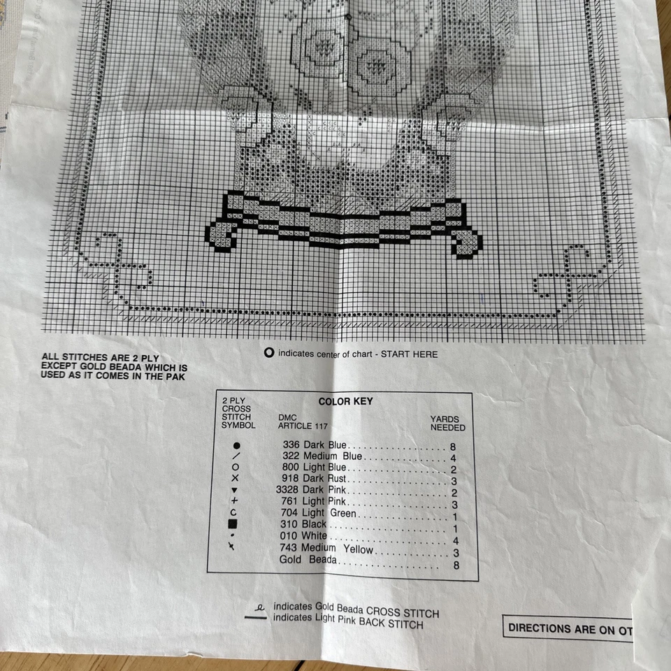 Vintage Bernat Cross Stitch Pattern— No Thread. - Image 2 of 4