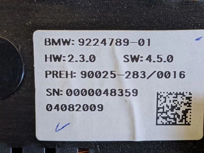 Climate Temperature Control Rear Fits 10-17 BMW 535i GT 2156721 - Image 3 of 4