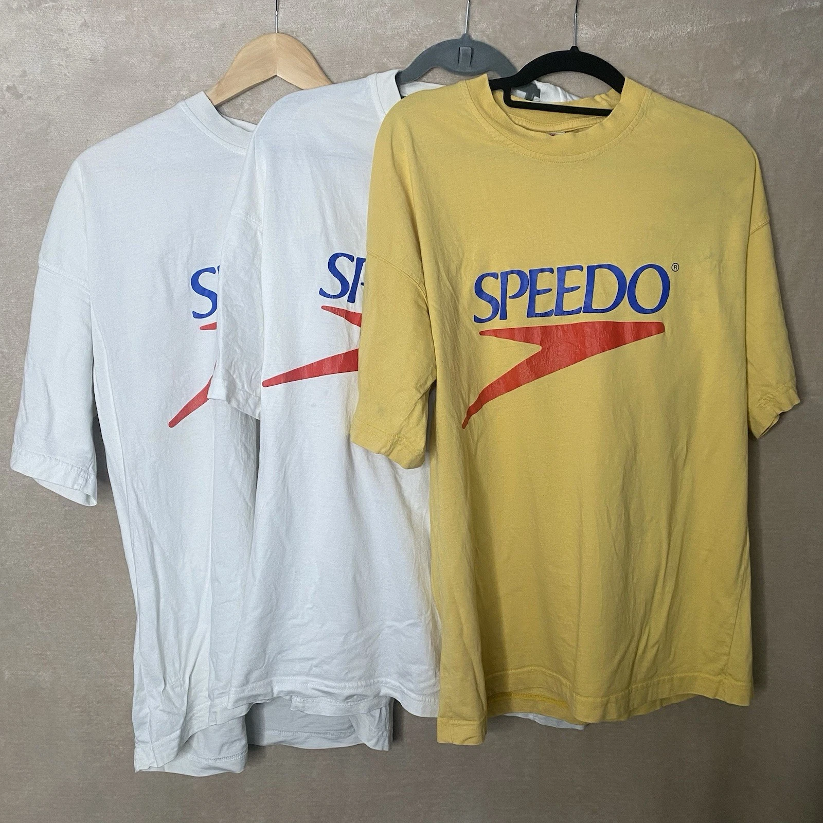 Vintage Speedo T Shirt Mens Medium Bundle Lifeguard 90s Retro Y2K Graphic UK