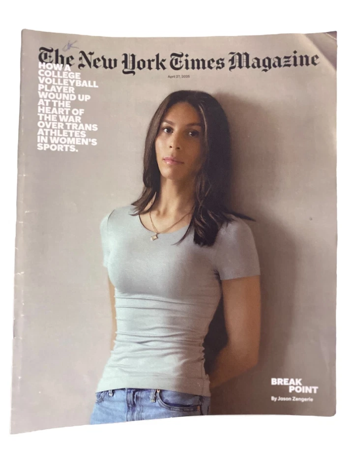 New York Times Magazine April 27 2025 Trans Athletes Women’s Sports Debate - Image 3 of 4