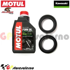 MOTUL 5W FORK OIL KIT + 32531 ALL BALL OIL KIT KAWASAKI 250 GPZ E 1986