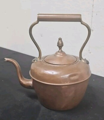 c.1870 ~ English Copper Tea Kettle MARQUE DEPOSEE