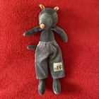 🇫🇷 DOUDOU PELUCHE MOULIN ROTY LOUP LA GRANDE FAMILLE GRIS ANTHRACITE 35 CM