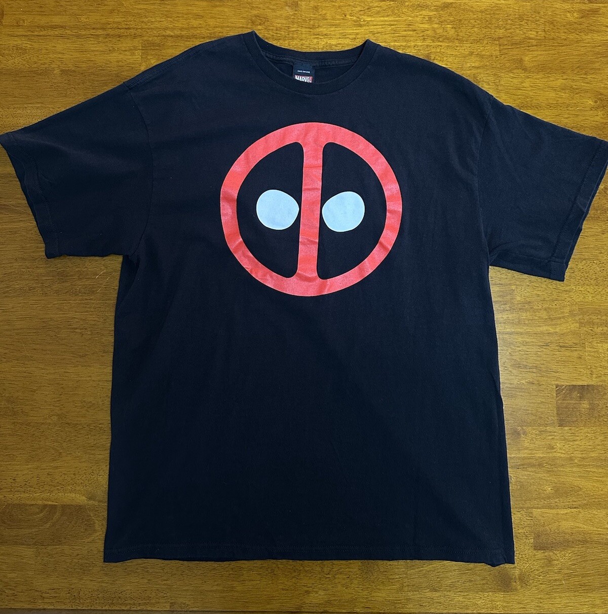 Deadpool Mad Engine Marvel 2012 Black Tshirt XL *… - image 1