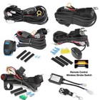 Wiring Harness Kit Rocker Switch Universal LED Light Bar Work Driving ON-OFF 12V