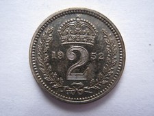 1952 George VI silver Maundy Twopence