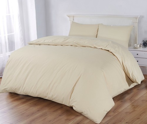 100% PURE EGYPTIAN COTTON DUVET COVER QUILT PILLOW SET 300 THREAD COUNT - Picture 5 of 8