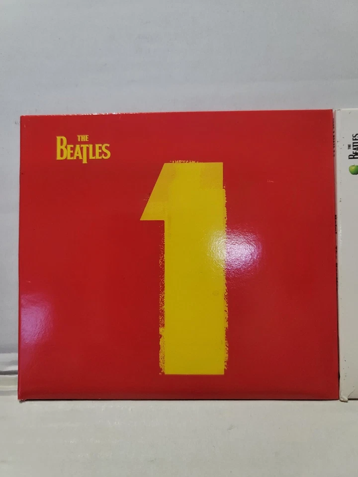 Lot 3 Cardboard Sleeve The Beatles 1, Abbey Road & Help All CIB Great Condition - Image 2 of 4