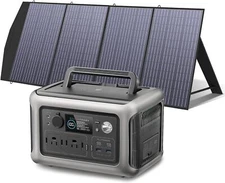 ALLPOWERS 600W LiFePO4 Portable Power Station Battery RV With 200W Solar Charger