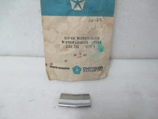 Mopar NOS 1967 Cuda Fast Back Rear Window LWR W/Strip Locking Strip Cap 2604765