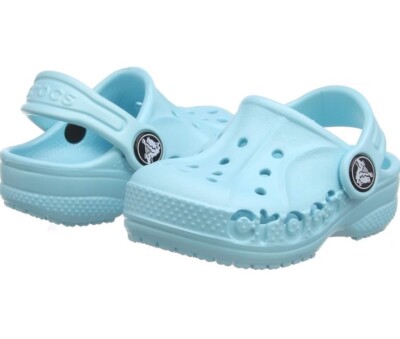 Kids Crocs Ice Blue Crocs Classic Light Blue Clogs Slip On Shoes