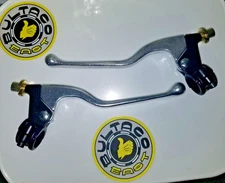 SUZUKI  Motorcycle Lever Perch Set Clutch + Drum Brake Black & Chrome - 7/8"