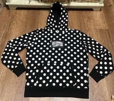 Billionaire Boys Club Black Polkadot Pullover Hoodie Sweater Men's Sz M EUC Rare