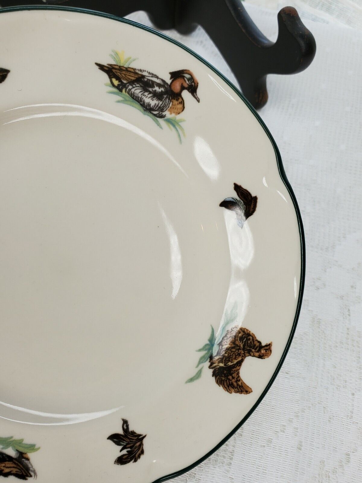 Johnson brothers 6" Bowl And Plate Set England, ducks Motif