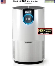 Shark HP102 Air Purifiers for Bedroom Office Dorm Small Room HEPA Air Filter