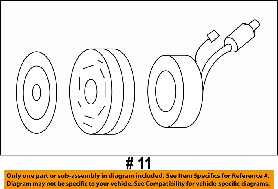 Condensador CHRYSLER OEM 00-06 Ram 1500, líneas de compresor - bobina de embrague 5016127AB Foto 2 de 2
