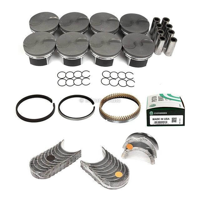 Full Gasket Set Pistons Bearings Fit 10-15 Chevrolet Camaro Supercharged 6.2L - Image 3 of 4