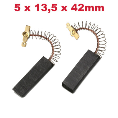 2x Motorkohlen 5x13,5x42mm für Bosch WAE16463TR08 WAE16463TR12 WAE16463TR13