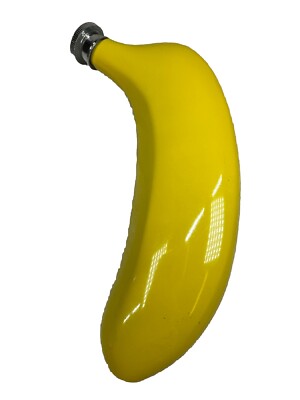 Banana Flask Monkey Shoulder Liquor Limited Edition Stainless Steel Yellow Funny