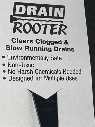 Drain Rooter Plastic Barb Snakes Pulls Hair & Clogs Easily 19” Reach 2 pk New - Picture 9 of 12