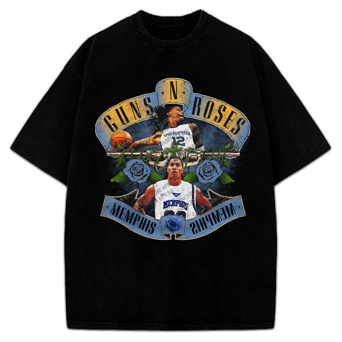 Ja Morant And Derrick Rose Memphis Vintage Style Graphic Men T-Shirt