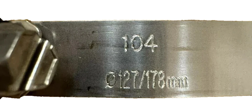 Carquest Hose Clamps 67995 fits 3 1/2-6 1/2" hose 6" pipe - dia. 4-7" - 10 Pcs - Image 3 of 4