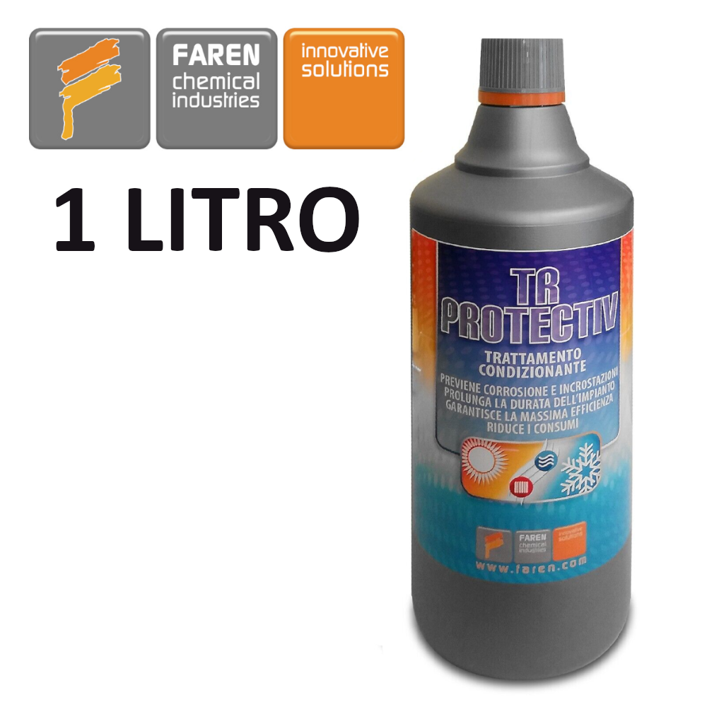 Trattamento condizionante protettivo impianti termici Tr Protectiv 1 Lt Faren