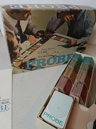 PROBE Board Game of Words Vintage 1965 Parker Brothers