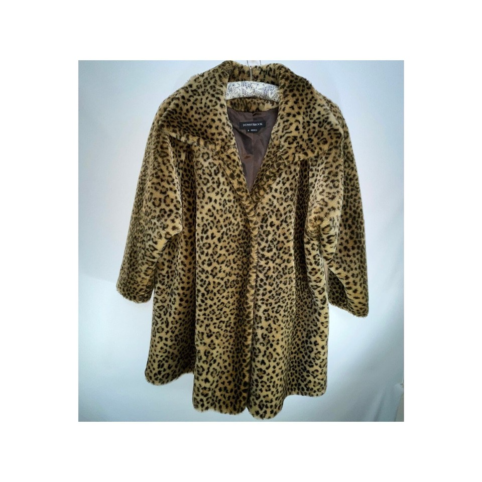 Donnybrook Vintage Faux Fur Coat Size S Fun and Fabulous! Made in