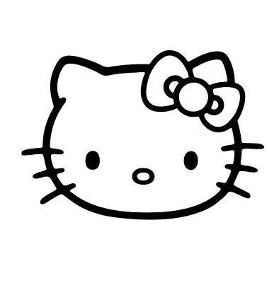 Hello Kitty Vinyl Die Cut Car Decal Sticker FREE 