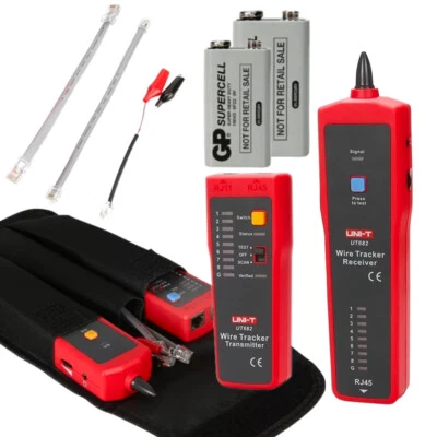 UT682 UNI-T Netzwerk Kabel Tester Kabeltester Testgerät RJ45 RJ11 Kabelsucher - Bild 1 von 4