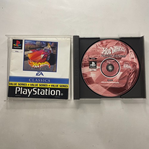 Hot Wheels Turbo Racing Playstation 1 PS1 PSX PAL Game w Manual Tested AUS - Picture 2 of 3