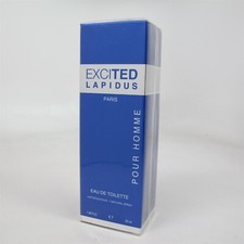 EXCITED LAPIDUS Pour Homme by Ted Lapidus 50ml/1.66 oz Eau de Toilette Spray NIB