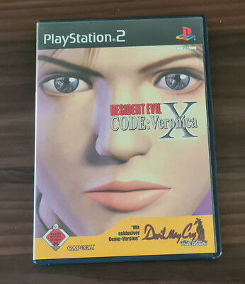Resident Evil: Code Veronica X (Sony PlayStation 2, 2001, DVD-Box) PS2