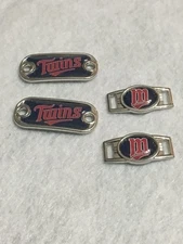 2 ~ Minnesota Twins MLB Paracord Charms Oval or Mini Dog Tag shoelace charms