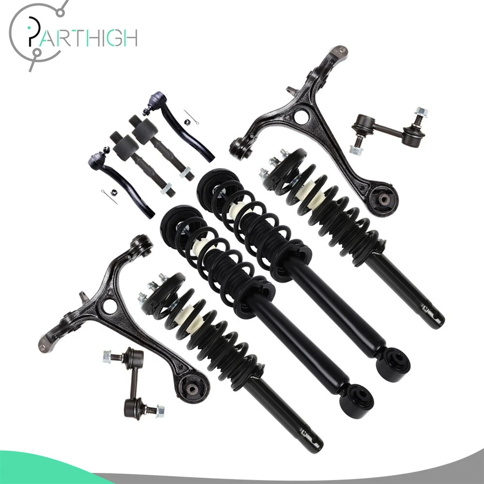 For 2004-2008 Acura TSX Front Rear Shocks Struts Control Arms Sway Bars KITT - Imagem 3 de 4