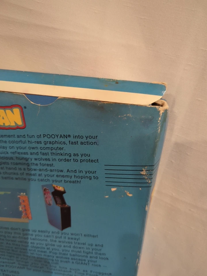 Pooyan Commodore 64 In box Complete in box Konami 1983 RARE cassette and floppy - Image 3 of 4