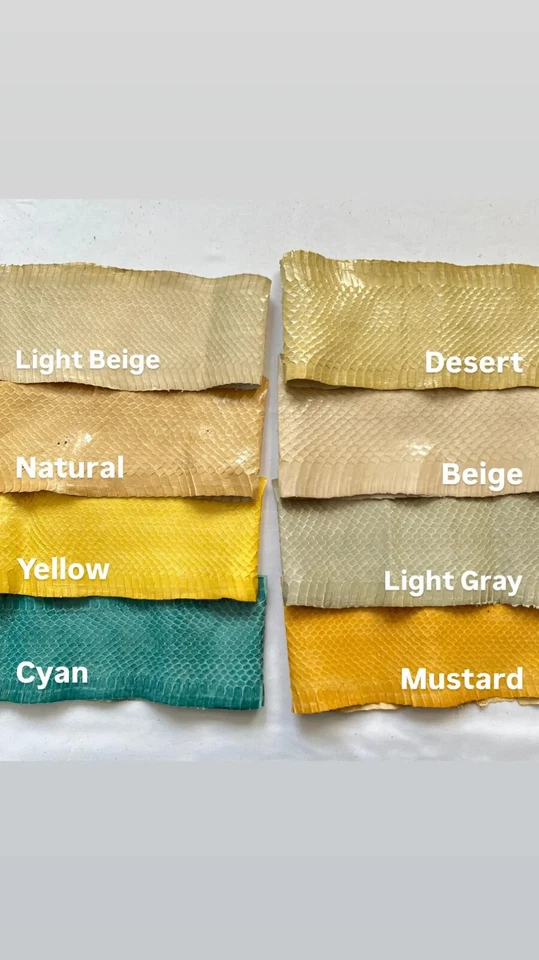 Snake leather for crafts, real snakeskin hide exotic leather - Image 3 of 4