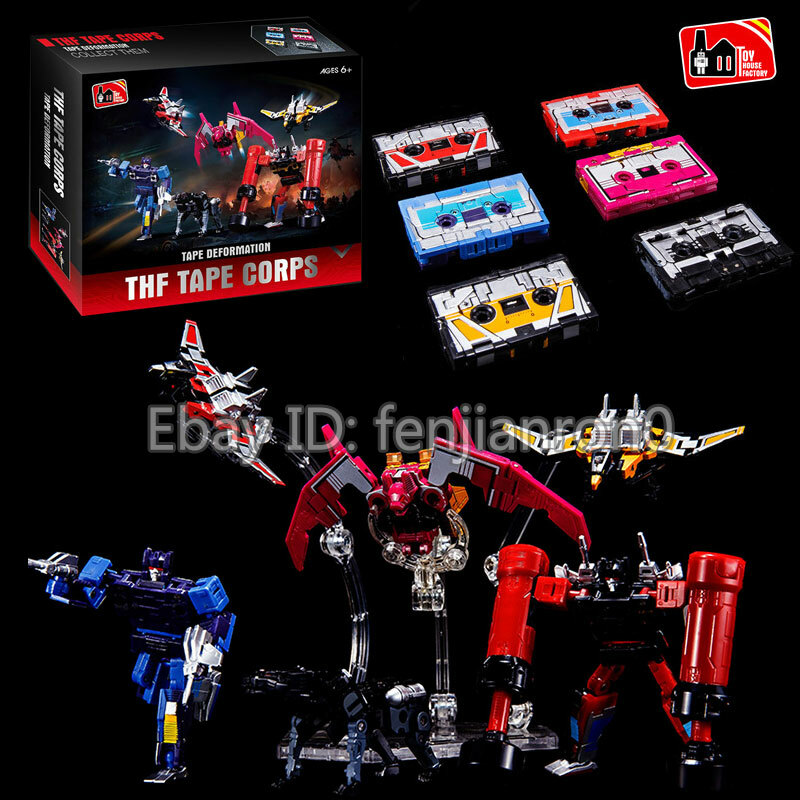 New Transformation THF-01P MP-13 Sound Wave Cassette 6 Figures Set