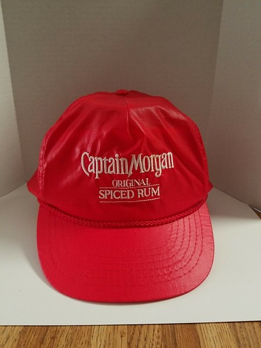 Vintage Nylon Red Captain Morgan 