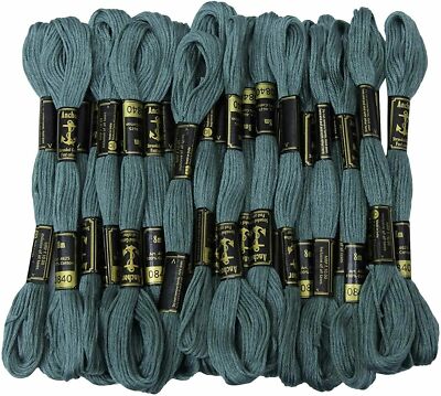 Anchor Embroidery Thread Stranded Cotton Threads Cross Stitch Hand Sewing Blue