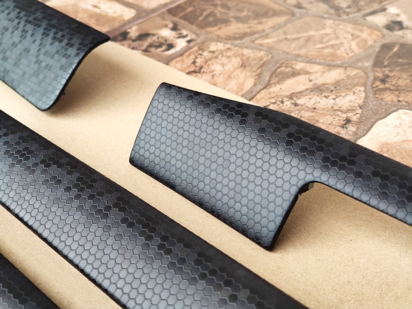 BMW E46 Honey Combo Hexagon Cube Trim Set Kit 320 325 328 330 Sedan