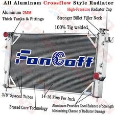 1553 Aluminum Radiator For 1994-2002 Dodge Ram 2500 3500 5.9L L6 Cummins Diesel