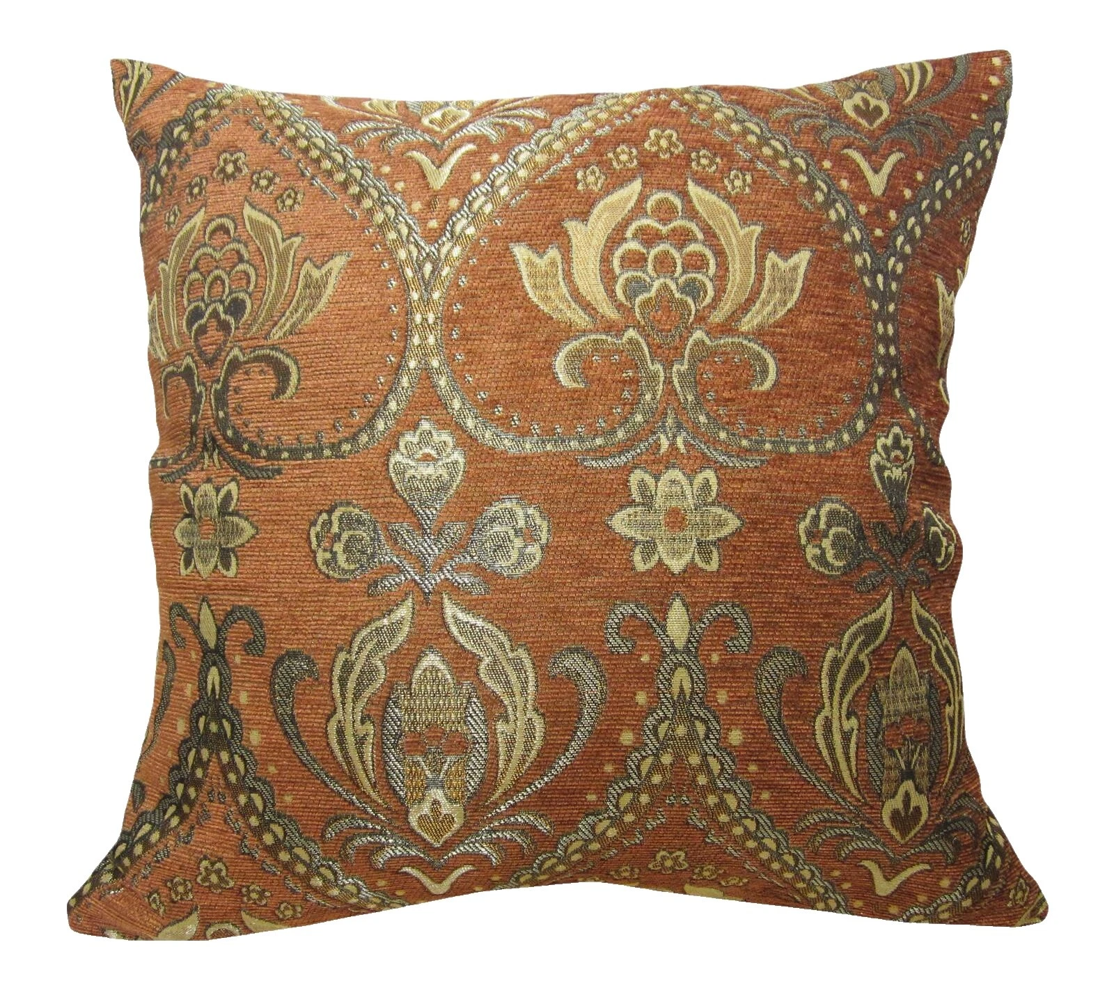 British Colonial Living Room Square Home Décor Pillows