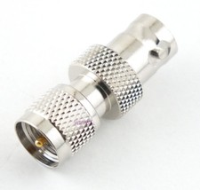 Mini-UHF Male to BNC Female Coax Adapter Connector - USA Ham Radio Seller