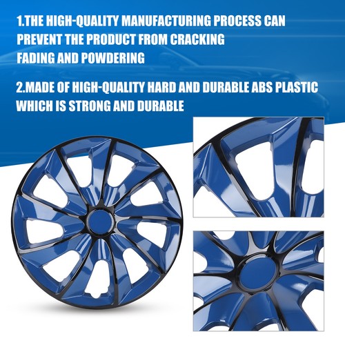13" 14" 15" 16" 17" Set of 4  Wheel Covers Snap On Full Hub Caps Tire+Steel Rim  - Picture 34 of 126