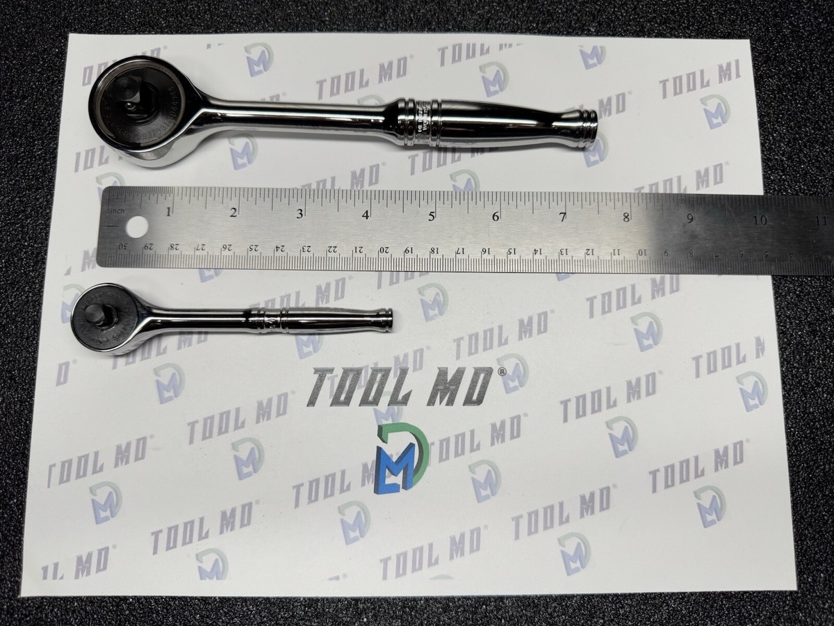 Snap-on Tools NEW 3/8” & 1/4” Drive Standard GEARLESS Ratchet Set