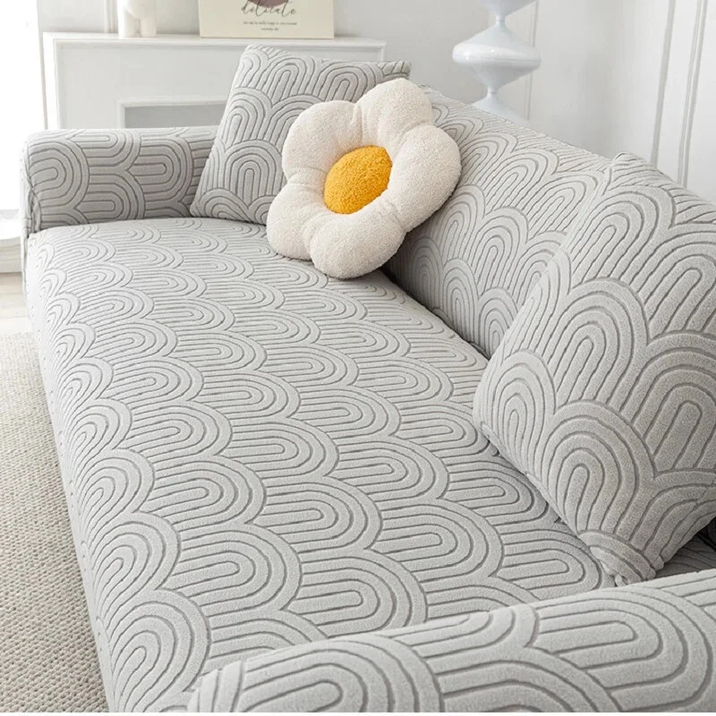沙发套全包通用防滑厚提花沙发套懒人沙发套 — 第 3/4 张图片