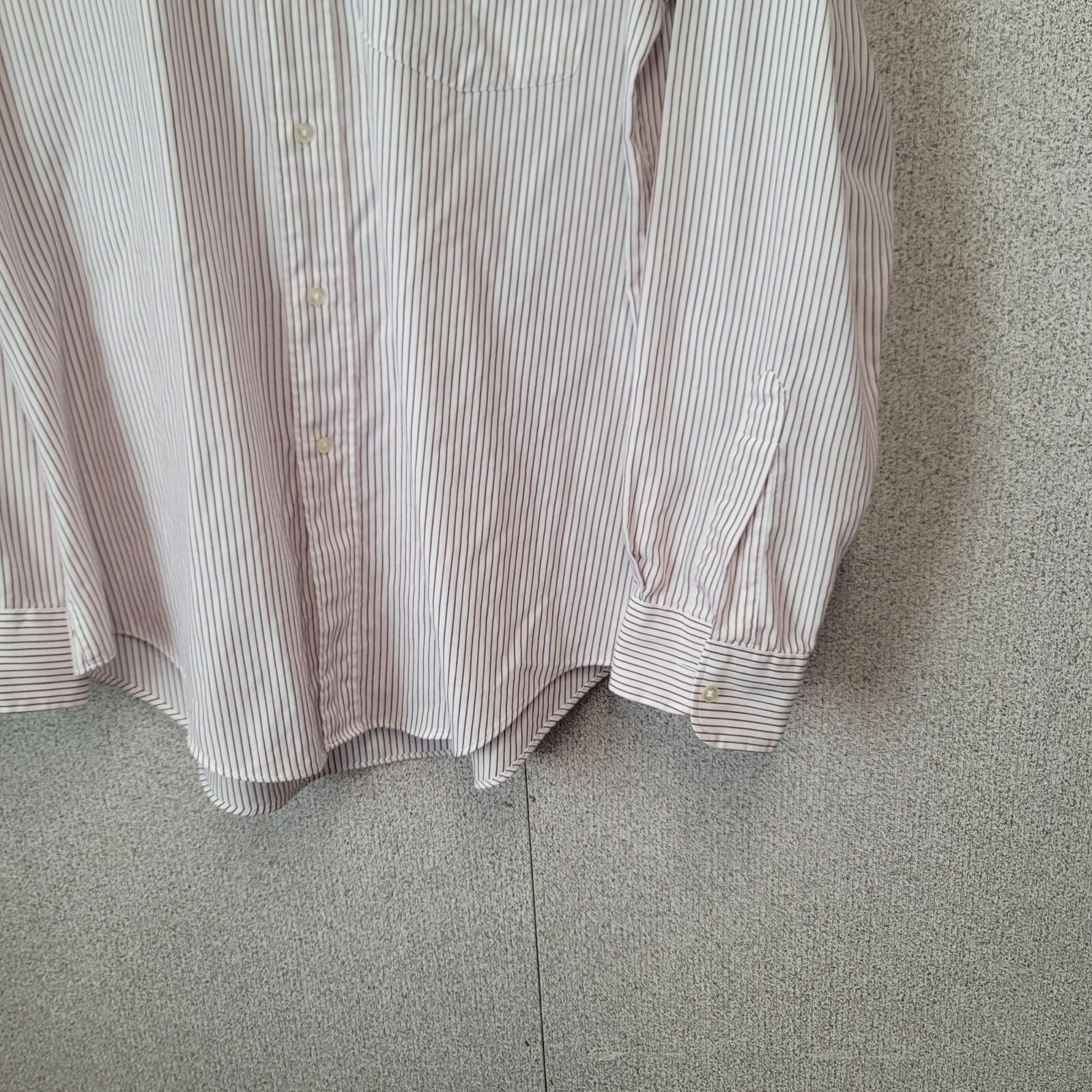 Camicia Yes Saint Laurent uomo XL 16 righe vintage bottoni anni 90 y2k abbigliamento da lavoro 1427