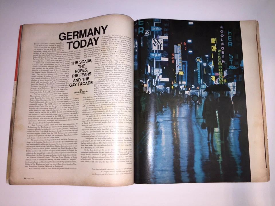 LOOK MAGAZINE MAY 4 1965 Vol 29 # 9 Germany Nazi Brigitte Bardot Jeanne Moreau Foto 4 de 4